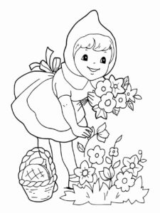 Desenho de Chapeuzinho Vermelho Desenho Colorir Imprimir 31