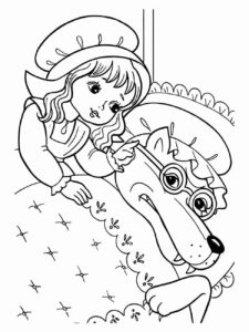 Desenho de Chapeuzinho Vermelho Desenho Colorir Imprimir 35