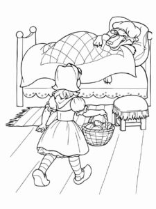 Desenho de Chapeuzinho Vermelho Desenho Colorir Imprimir 40