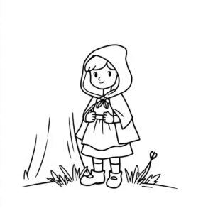Desenho de Chapeuzinho Vermelho Desenho Colorir Imprimir 47