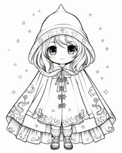 Desenho de Chapeuzinho Vermelho Desenho Colorir Imprimir 49