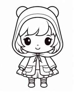 Desenho de Chapeuzinho Vermelho Desenho Colorir Imprimir 50