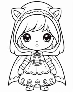 Desenho de Chapeuzinho Vermelho Desenho Colorir Imprimir 51