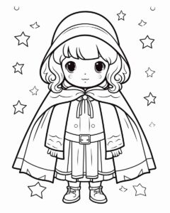 Desenho de Chapeuzinho Vermelho Desenho Colorir Imprimir 52