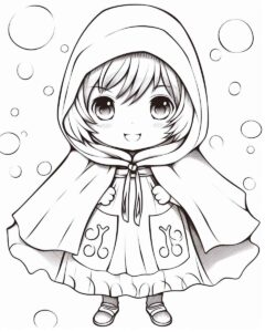 Desenho de Chapeuzinho Vermelho Desenho Colorir Imprimir 53