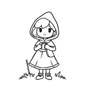 Desenho de Chapeuzinho Vermelho Desenho Colorir Imprimir 57
