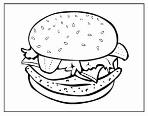 Desenho de Comida Desenho Colorir Imprimir 01