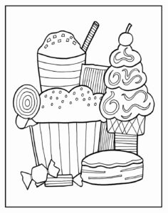 Desenho de Comida Desenho Colorir Imprimir 04