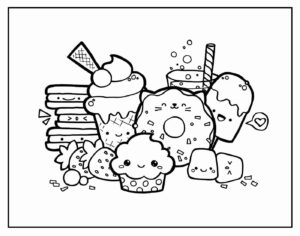 Desenho de Comida Desenho Colorir Imprimir 05