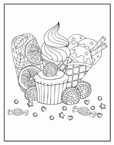 Desenho de Comida Desenho Colorir Imprimir 06