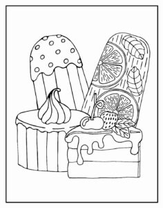 Desenho de Comida Desenho Colorir Imprimir 07