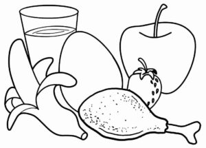Desenho de Comida Desenho Colorir Imprimir 23