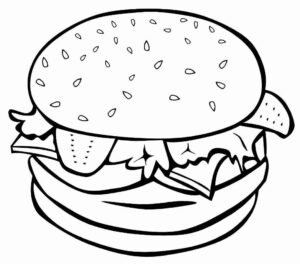 Desenho de Comida Desenho Colorir Imprimir 24