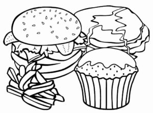 Desenho de Comida Desenho Colorir Imprimir 25
