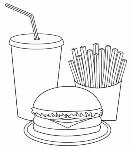 Desenho de Comida Desenho Colorir Imprimir 38