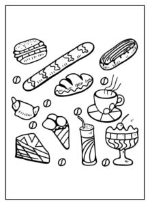 Desenho de Comida Desenho Colorir Imprimir 41