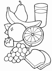Desenho de Comida Desenho Colorir Imprimir 54