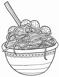Desenho de Comida Desenho Colorir Imprimir 59