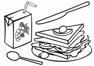 Desenho de Comida Desenho Colorir Imprimir 62