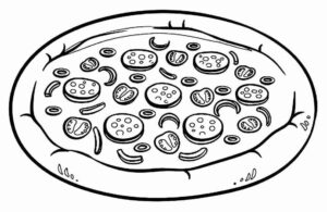 Desenho de Comida Desenho Colorir Imprimir 74