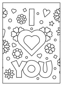 Desenho de Coração Desenho Colorir Imprimir 129