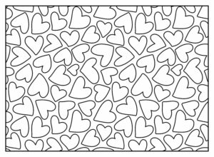 Desenho de Coração Desenho Colorir Imprimir 134