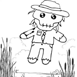 Desenho de Corpo Seco Folclore Colorir