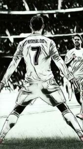 Desenho de Cristiano Ronaldo Desenho Colorir Imprimir 28