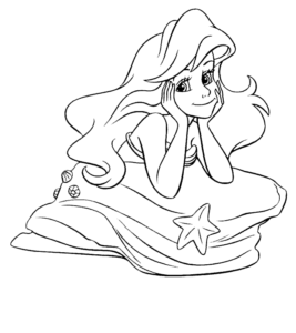 Desenho de Desenho Ariel Colorir Imprimir 02