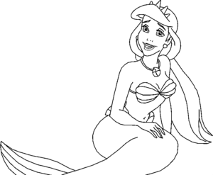 Desenho de Desenho Ariel Colorir Imprimir 11