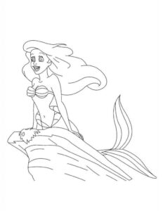Desenho de Desenho Ariel Colorir Imprimir 13