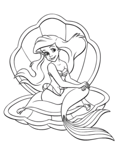 Desenho de Desenho Ariel Colorir Imprimir 15