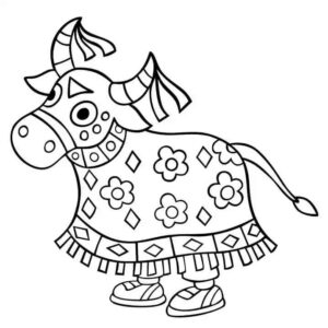 Desenho de Desenho Boi Bumba