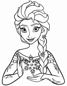 Desenho de Desenho Da Frozen Para Colorir 1