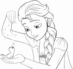Desenho de Desenho Da Frozen Para Colorir 23