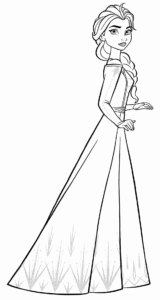 Desenho de Desenho Da Frozen Para Colorir 26