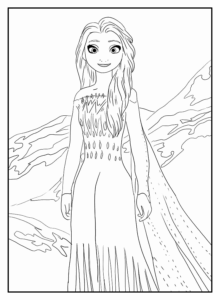 Desenho de Desenho Da Frozen Para Colorir 30