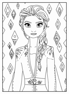 Desenho de Desenho Da Frozen Para Colorir 32