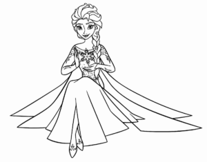 Desenho de Desenho Da Frozen Para Colorir 43