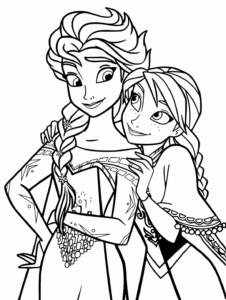 Desenho de Desenho Da Frozen Para Colorir 6