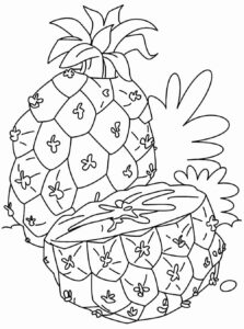 Desenho de Desenho De Abacaxi 1 1