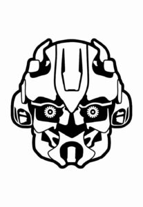 Desenho de Desenho De Bumblebee Para Colorir E Pintar 12