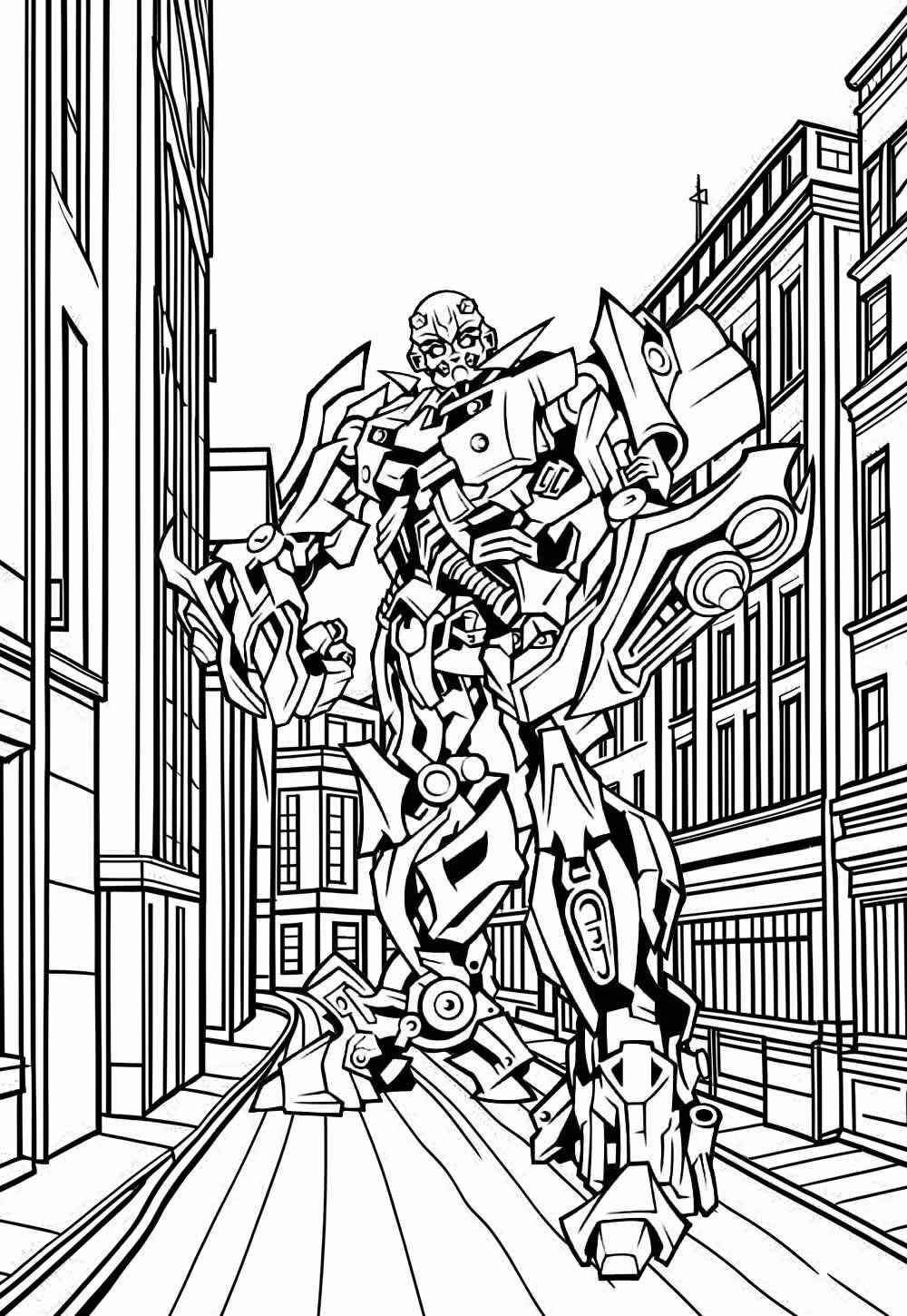 Desenho de Desenho De Bumblebee Para Colorir E Pintar 4