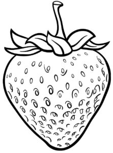 Desenho de Desenho De Morango Para Colorir 14a 1