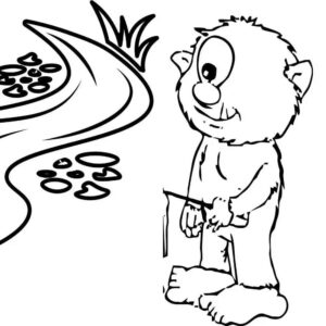 Desenho de Desenho Do Mapinguari