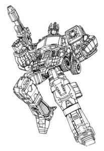 Desenho de Desenho Dos Transformers Para Colorir 1