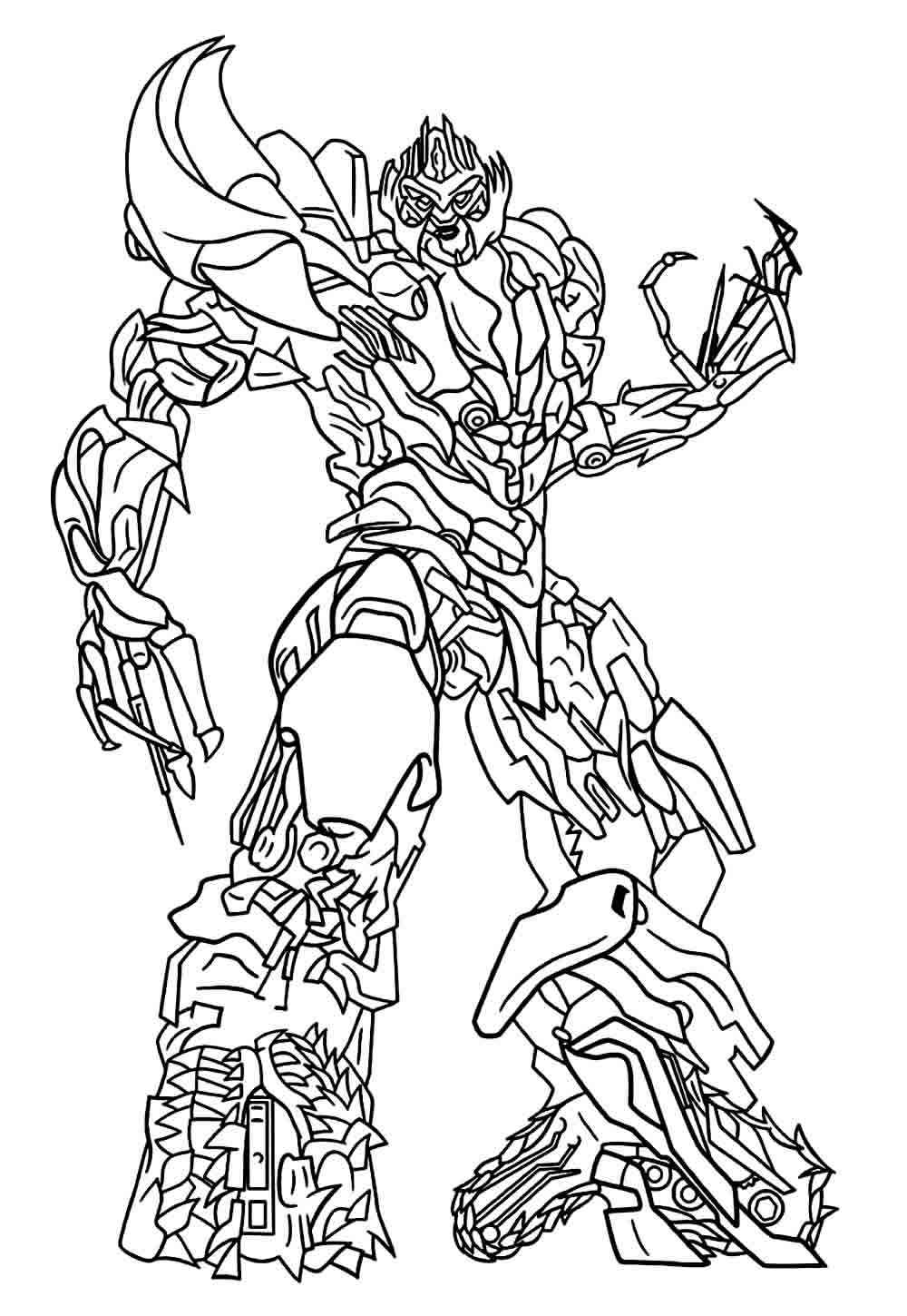 Desenho de Desenho Dos Transformers Para Colorir 10
