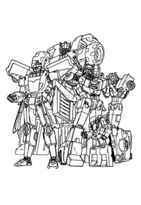 Desenho de Desenho Dos Transformers Para Colorir 9