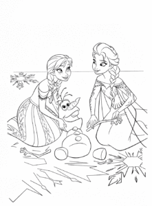 Desenho de Desenho Frozen Colorir 12