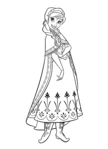 Desenho de Desenho Frozen Colorir 2